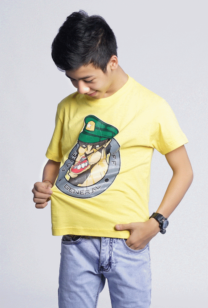 General Design Kid T-shirt (Yellow)